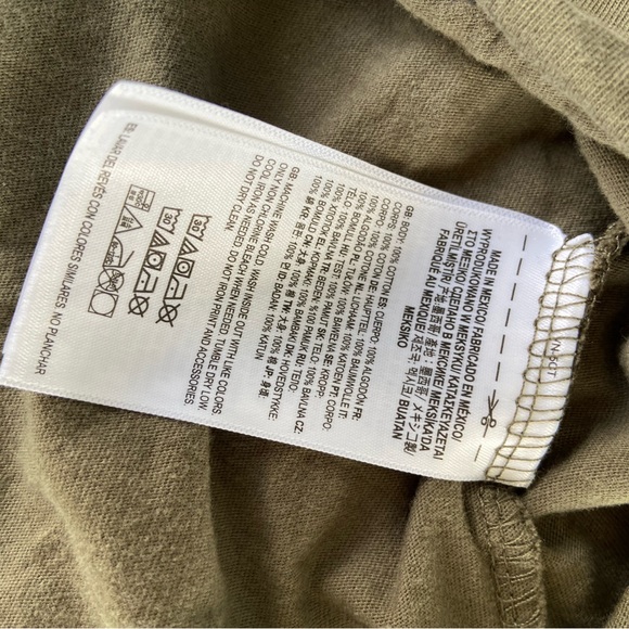 Vans tropical graphic long sleeve crop t shirt Size XL - Picture 6 of 6